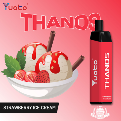 κορυφαίες πωλήσεις Yuoto Thanos 5000 puff επαναφορτιζόμενο ηλεκτρονικό τσιγάρο ατμού μίας χρήσης 5% nic 14 ml υγρό