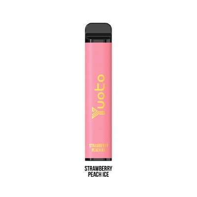 50mg Nicotine Yuoto E Cig 3500 Puffs Strawberry Peach 1200mAh 9ml E Juice