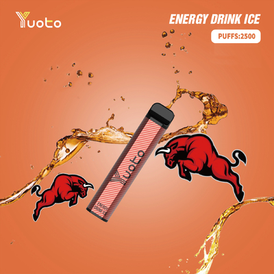 Καυτές πωλήσεις Yuoto XXL 2500 Puffs Energy Drink Flavor Συσκευή Vape Pod μιας χρήσης 5ml nic