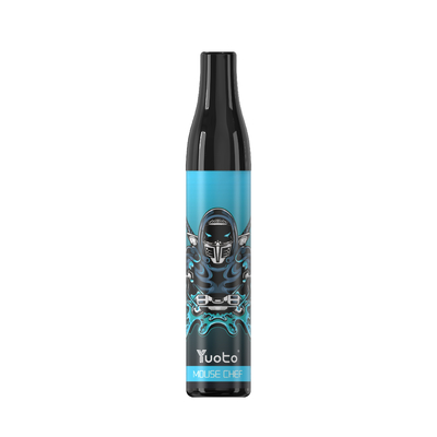Μίας χρήσης μπουκάλι 600 Vapes νικοτίνης ψεκαστήρων 20mg Yuoto σπείρα πλέγματος αρχιμαγείρων 2ml ποντικιών ριπών