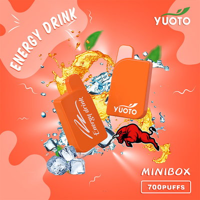 Μίνι κιβώτιο Vape 700 μίας χρήσης χυμού 2.3ml Yuoto Ε γεύση 15 ριπών
