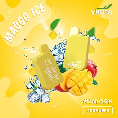 Πάγος μίας χρήσης Vape 700 ριπές 15 γεύση 22g 450mAh γκοϋαβών TPD YUOTO Minibox