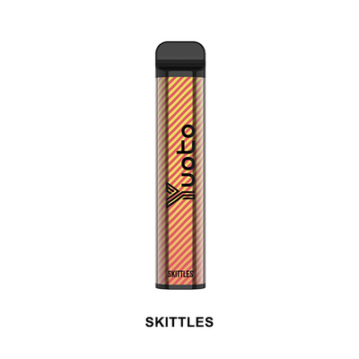 Ικανότητα 7ml XXL 2500 μίας χρήσης τσιγάρα Vape Yuoto Ε ριπών για το φραγμό νεραιδών