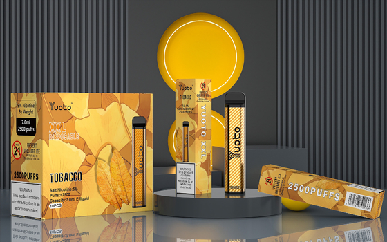 Yuoto 23 γεύσεις 7.0ML 2500 μίας χρήσης νικοτίνη μπαταριών 5% Vape 1200MAh ριπών