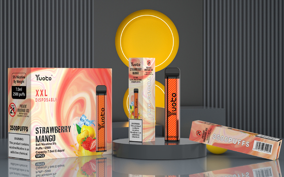 Αρχική ριπή Yuoto XXL 2500 γεύσεων, μίας χρήσης νικοτίνη τσιγάρων 2% Ε wholsale