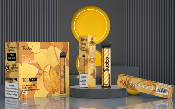 Αρχική ριπή Yuoto XXL 2500 γεύσεων, μίας χρήσης νικοτίνη τσιγάρων 2% Ε wholsale