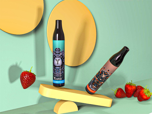 Αρχικό Yuoto το 2000 ξεφυσά τη μίας χρήσης μάνδρα Vape ε-τσιγάρων χυμού 850mAh σπειρών 6ml Ε πλέγματος vape Vape