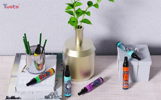 Αρχικό Yuoto το 2000 ξεφυσά τη μίας χρήσης μάνδρα Vape ε-τσιγάρων χυμού 850mAh σπειρών 6ml Ε πλέγματος vape Vape