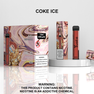 Ριπές Yuoto XXL 2500, μίας χρήσης λογότυπο όγκου vape 7ml υγρό που τυπώνουν τις διαφορετικές γεύσεις