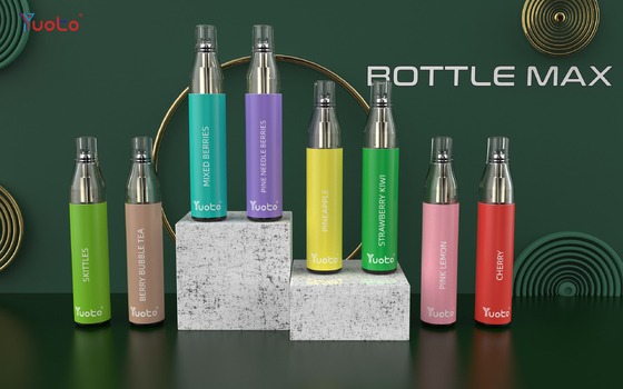 Ανώτατο 600puff 2.0ml Yuoto Tpd πιστοποιημένο προϊόν μίας χρήσης σπειρών πλέγματος γεύσης μπουκαλιών πολυ