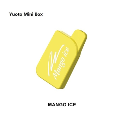 Μίας χρήσης 15 γεύση και μπαταρία 450mAh Yuoto Vape ecigarette 700 ριπών 2,0 μιλ.