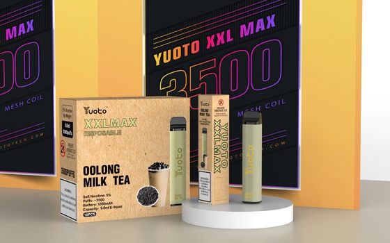 νέα Yuoto XXL MAX 3500 Puffs Μίας χρήσης Vape μέντα πηνίο puff μέντα γεύσεις πάγου