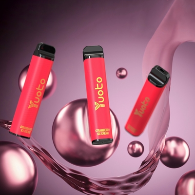 γεύση σταφυλιού Yuoto xxl Max 3500 Puffs Μίας χρήσης Vape ηλεκτρονικό τσιγάρο Mesh Coils Δερμάτινη επιφάνεια 9ml
