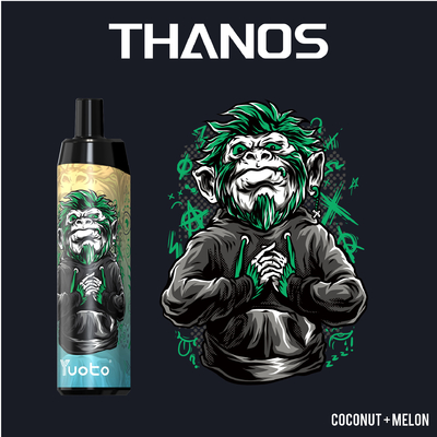 Ο λοβός Yuoto Θάνος 5000 Vape ξεφυσά την υγρή 650mAh flavo φρούτων σπείρα πλέγματος νικοτίνης 14ML Ε επανακαταλογηστέα με τον τύπο Γ
