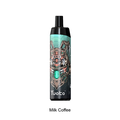 Yuoto Thanos Μίας χρήσης 5000 Puffs Vape Pod Milk Coffe with 14ml E-Liquid 650mAh Battery Mesh Coil Γρήγορη αποστολή Ινδία