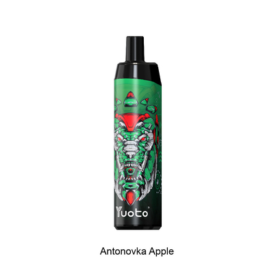 Apple Flavor Vape 5000 Puffs E Cigarette with Mesh Coil 14ml E-Liquid Battery 650mAh