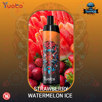 Watermelon Ice Vape μιας χρήσης Yuoto Thanos 5000 Puffs E Cigarette with Mesh Coil 14ml E-Liquid Μπαταρία 650mAh