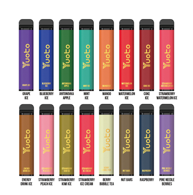 φράουλα με γεύση ροδάκινο Yuoto xxl Max 3500 Puffs Vape μιας χρήσης ηλεκτρονικό τσιγάρο Mesh Coils Δερμάτινη επιφάνεια 9ml