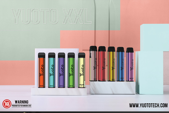 Peach ice 2500 Puffs Μίας χρήσης στυλό ατμού Yuoto XXL 7ml Ejuice 1200mAh Μπαταρία για Τουρκία