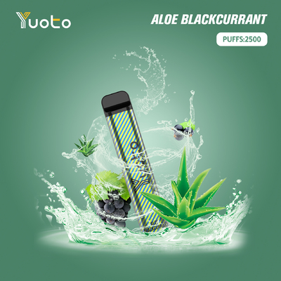 Blueberry ice Vape μιας χρήσης Yuoto XXL 2500 Puffs E τσιγάρο με 7ml E-Liquid μπαταρία 1200mAh