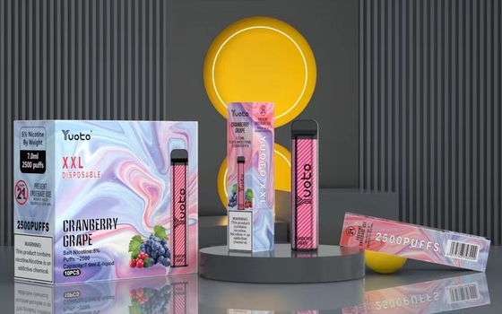 Yuoto XXL Μίας χρήσης 2500 Puffs Vape Pod Milk Coffee με 7ml E-Liquid Μπαταρία 1200mAh Γρήγορη αποστολή Ινδία