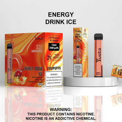 Yuoto XXL Μίας χρήσης 2500 Puffs Vape Pod Milk Coffee με 7ml E-Liquid Μπαταρία 1200mAh Γρήγορη αποστολή Ινδία