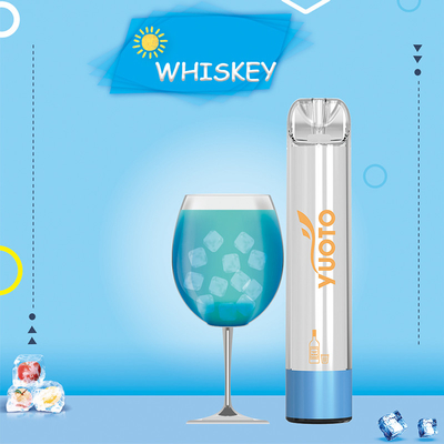 YUOTO shine pro 2000puffs μίας χρήσης vape led Πολύχρωμη λάμψη 5,0ml χυμό και 850mAh