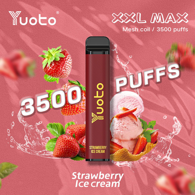 3500 Puffs Χονδρικό ατμό μίας χρήσης με 9ml E-Liquid 1200mAh Battery Mesh Coil Support Προσαρμογή OEM ODM Factory