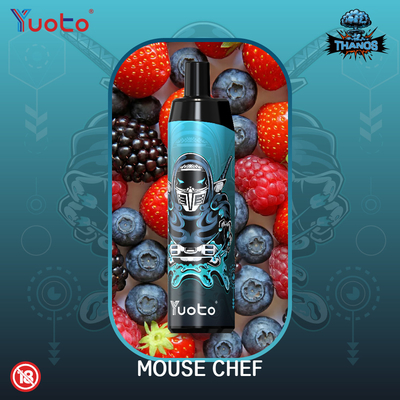 Τσιγάρο 14ML 650mAh Yuoto Θάνος Ε, σπείρα πλέγματος Hookah μανδρών 5000 ριπών με τον τύπο Γ