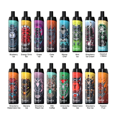 Ο δημοφιλέστερος πάγος μίας χρήσης Vape Θάνος 5000 σταφυλιών Yuoto ξεφυσά τη σπείρα πλέγματος 50mg επανακαταλογηστέα