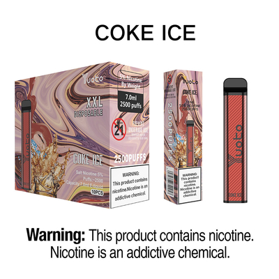 Μίας χρήσης Vape μάνδρα 2500 CE RoHS Yuoto γεύση μάγκο ικανότητας χυμού ριπών 7.0Ml