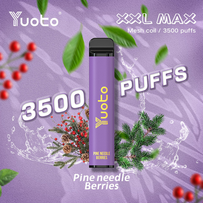 Φρούτων γεύσεων YUOTO XXL ανώτατη 3500 ριπών μάνδρα Vape λοβών τσιγάρων Oringinal ηλεκτρονική