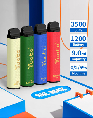 16 γεύσεις Yuoto XXL Max 3500 μίας χρήσης χυμός 1200mAh Vape 9.0ml Ε ριπών