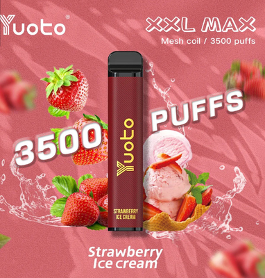 16 γεύσεις Yuoto XXL Max 3500 μίας χρήσης χυμός 1200mAh Vape 9.0ml Ε ριπών