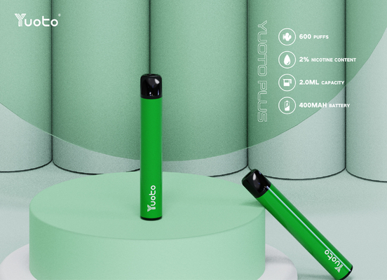 2% χυμός Yuoto νικοτίνης 2ml Ε συν τη μάνδρα Vape 600 ριπών με την πιστοποίηση Tpd