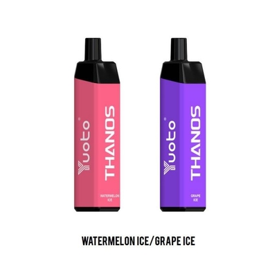 Ο μίας χρήσης ε Yuoto χυμός Vape 5000 thanos ξεφυσά msds το μίας χρήσης πάγο σταφυλιών ψεκαστήρων