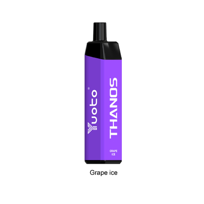 Ο μίας χρήσης ε Yuoto χυμός Vape 5000 thanos ξεφυσά msds το μίας χρήσης πάγο σταφυλιών ψεκαστήρων
