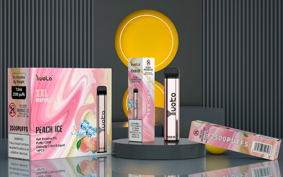 Μίας χρήσης Vape ψεκαστήρας Shisha ηλεκτρονικό Hookah μανδρών Yuoto XXL 2500puffs