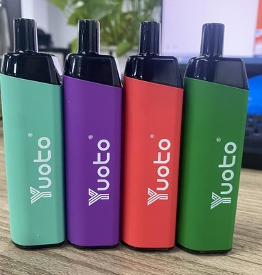 Μίας χρήσης εξάρτηση Yuoto Θάνος 5000 μπαταρία 14ejuice εκκινητών μανδρών Vape εργοστασίων cOem Vape Vapes 650mAh ριπών