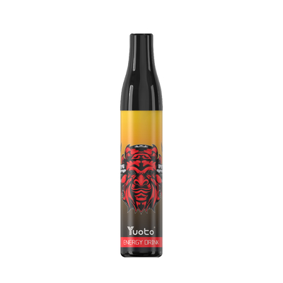 Μπουκάλι 600 ριπές 2ml μίας χρήσης Ε Cig μαζικό 20mg 400mAh ενεργειακών ποτών Yuoto Vape σπειρών πλέγματος