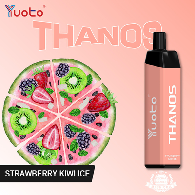 Yuoto Θάνος 14ml 5000 ριπή Vapes, μάνδρα ψεκαστήρων σπειρών πλέγματος νικοτίνης 2% 20mg