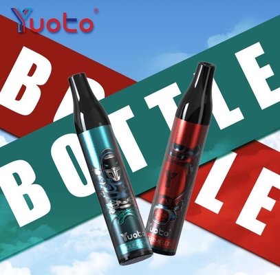 2ml γεμισμένο εκ των προτέρων υγρό Yuoto μπουκάλι 600 Ε προϊόν μίας χρήσης της FCC RoHS σπειρών πλέγματος ριπών 400mAh