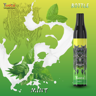 2ml γεμισμένο εκ των προτέρων υγρό Yuoto μπουκάλι 600 Ε προϊόν μίας χρήσης της FCC RoHS σπειρών πλέγματος ριπών 400mAh
