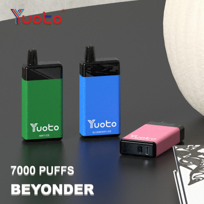 Αρχική Yuoto Disposable Vape Beyonder 7000 Puffs επαναφορτιζόμενο πλέγμα 15 γεύσεις Αρχική