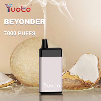 Μίας χρήσης Vape 7000 ριπών μάνδρα Hookah Yuoto Beyonder με την ε-υγρή 900mAh σπείρα πλέγματος μπαταριών 16ml