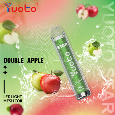 1.2ohm μίας χρήσης αστέρι Yuoto Vape 3000 ριπών με 16 χρώματα