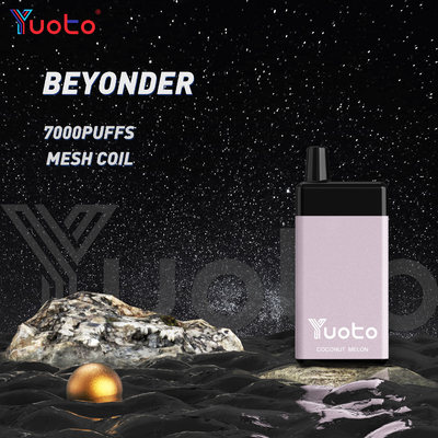 Ανακαλύψτε τις επιδόσεις του Yuoto 7000 Puffs Vape 900mAh μπαταρία και 7000 Puffs