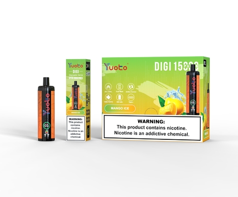 Yuoto DIGI 15000 Puffs Double Mesh Coil Διαρκής Αποχρησιμοποιήσιμο Vape