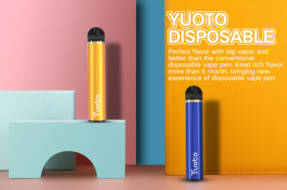 Δημοφιλές Yuoto Vape με υψηλό - η ποιοτική 5% νικοτίνη αλατισμένο μίας χρήσης Vape αρχικό Yuoto 1500 ξεφυσά Vape Ecigs