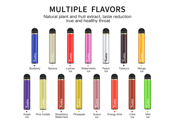 23 γεύσεις 1500 ΘΦ CE ικανότητας χυμού Vape 5ml Ε ριπών το μίας χρήσης πιστοποιητικό